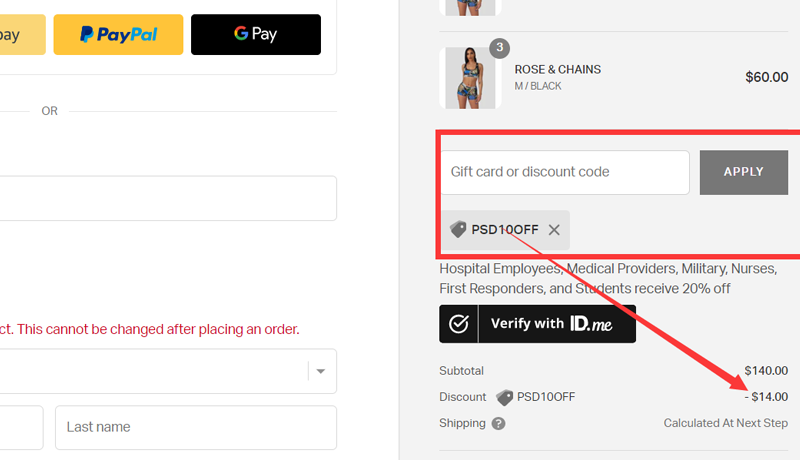 PSD Underwear discount code