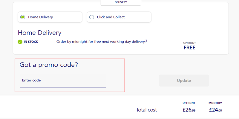 o2 promo code student