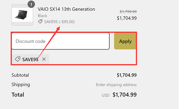 VAIO Coupon Codes