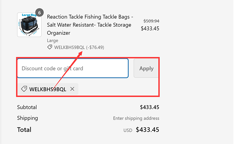 Reaction Tackle Coupon Codes